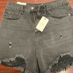 NWT Forever 21 Mom Jean shorts. Black. Brand new, with tags. Size 27